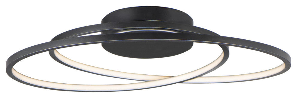 ET2 E21322 Cycle 25"W LED Semi-Flush Ceiling Fixture - Black