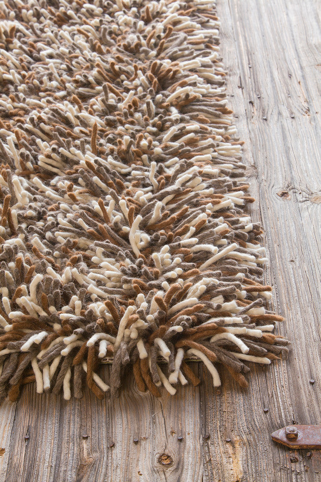 Big Jos Contemporary Area Rug, Brown, 5''x7''6"
