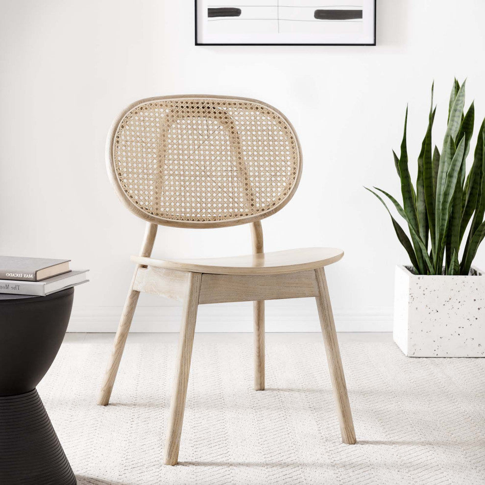 Side Dining Chair, Set of 2, Gray, Wood, Modern, Cafe Bistro Hospitality