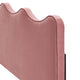 Headboard, King Size, Velvet, Pink, Modern Contemporary, Bedroom Master Suite