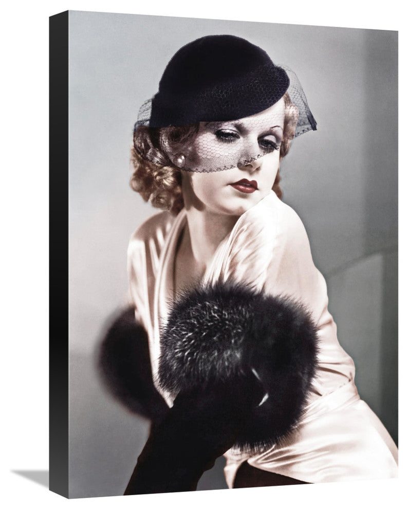 "Jean Harlow" Stretched Canvas Giclee by Hollywood Photo Archive, 16x22"
