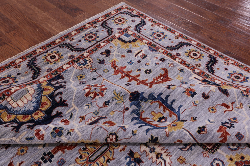 Hand-Knotted Persian Fine Serapi Wool Rug 8' 1" X 9' 9" - Q12861