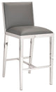 Faux Leather Counter Stool