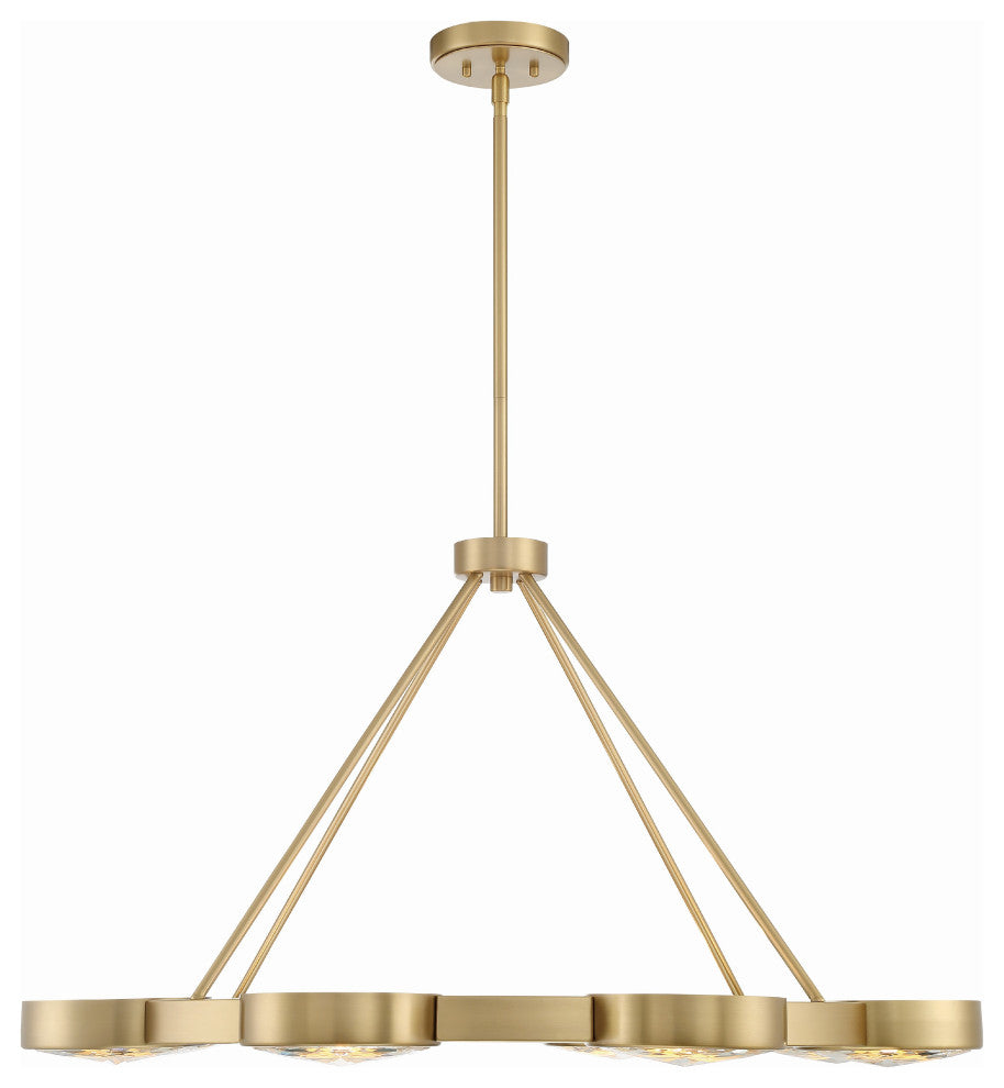 Orson 8-Light Modern Gold Pendant