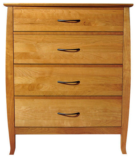 Cascade 4 Drawer Chest, Natural Cherry