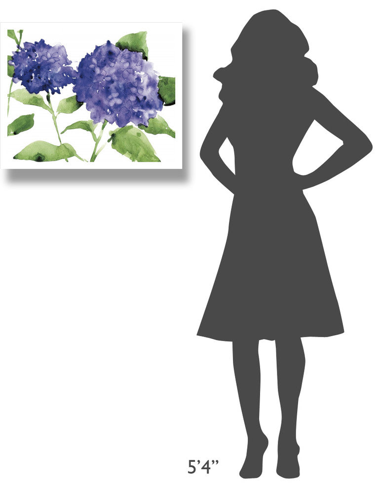 "Bright Hydrangeas" Digital Paper Print by Anne Tavoletti, 26"x22"