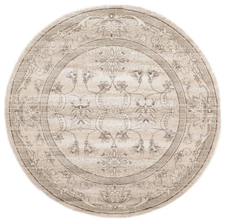Rug Unique Loom La Jolla Ivory Round 6' 0 x 6' 0