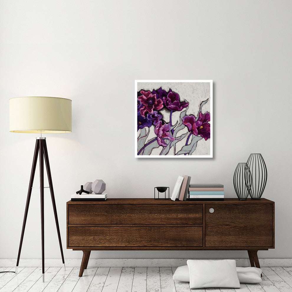"Ruffled Tulips" Digital Paper Print by Shirley Novak, 32"x32"