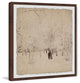 "Winter White" Framed Painting Print, 32"x32"