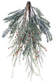 Mixed Pine Berry Swag 23.25"H