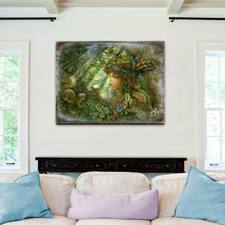Nature Boy Wall and Table Top Wooden Decor, 36x24