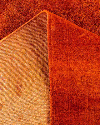 Vibrance, One-of-a-Kind Hand-Knotted Area Rug Orange, 6'1"x8'9"
