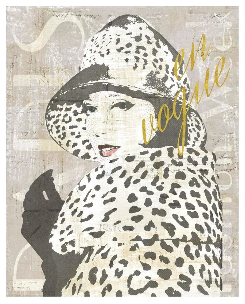 "Fashion Week Paris Halftone II" Digital Paper Print by Sue Schlabach, 22"x26"