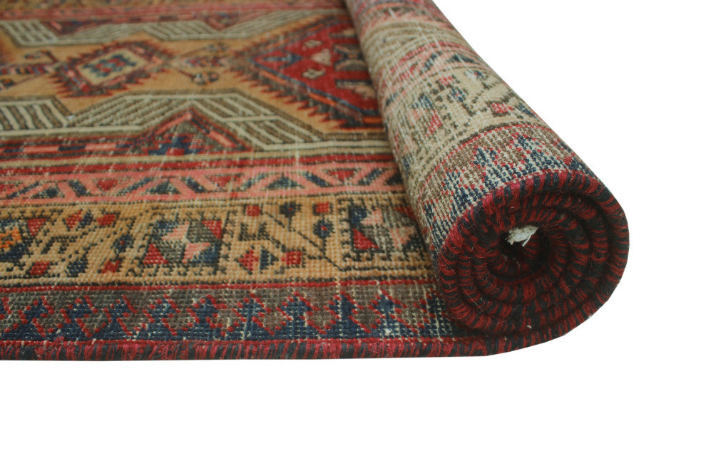 Fine Vintage Distressed Kentrell Beige Runner
