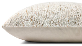 Loloi PLL0192 Ivory / Rustic Brown 22'' x 22'' Cover WithPoly