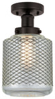 Stanton 1-Light 6" Semi-Flush Mount Oil Rubbed Bronze