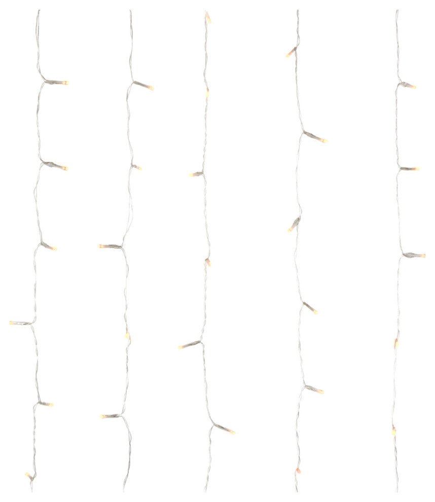 5.9' Electric LED Firecracker Curtain Warm White Lights