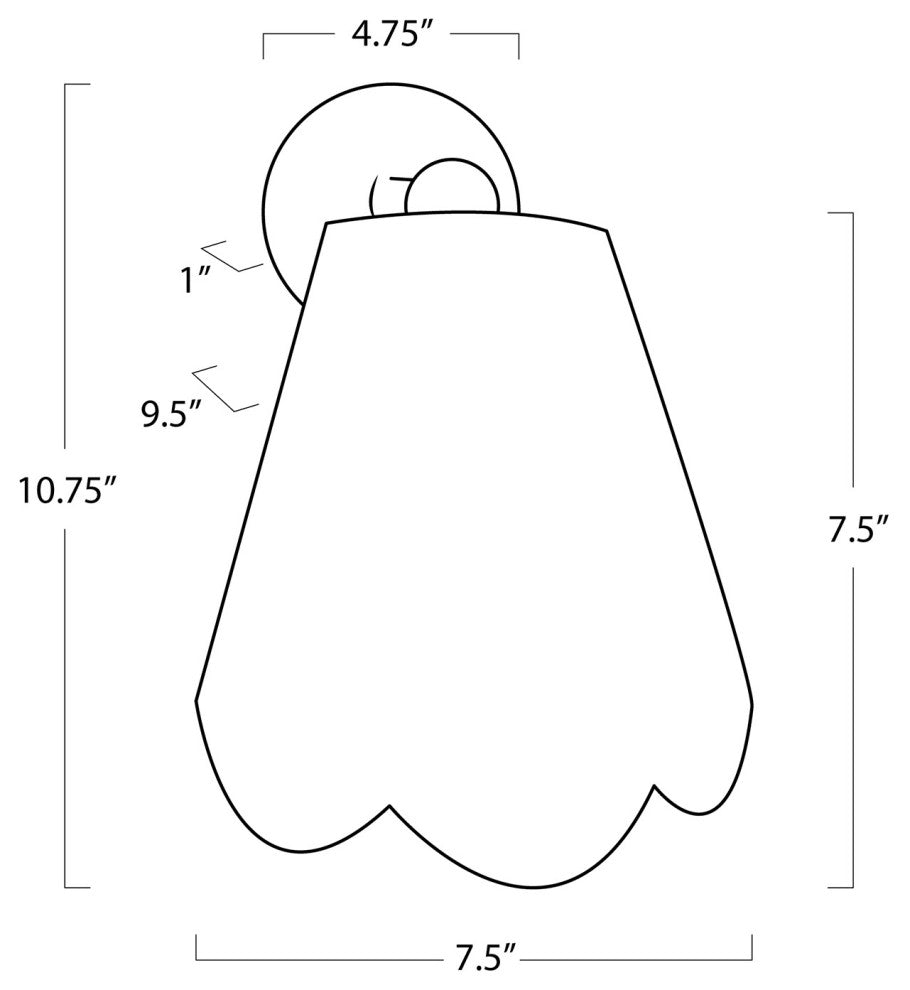 Regina Andrew Kismet Hanging Sconce, Natural Brass, Nickel