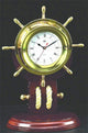 Ship Wheel Pulley Quartz Clock