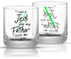 Star Wars Luke Skywalker Green Lightsaber Drinking Glass 10 oz Set of 2