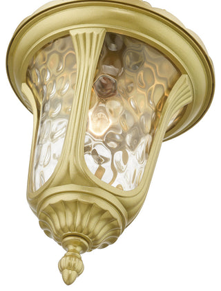 Oxford 1-Light Soft Gold Outdoor Medium Pendant Lantern