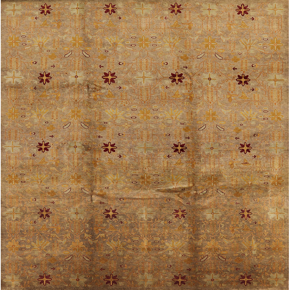 Ahgly Company Indoor Square Mid-Century Modern Area Rugs, 6' Square