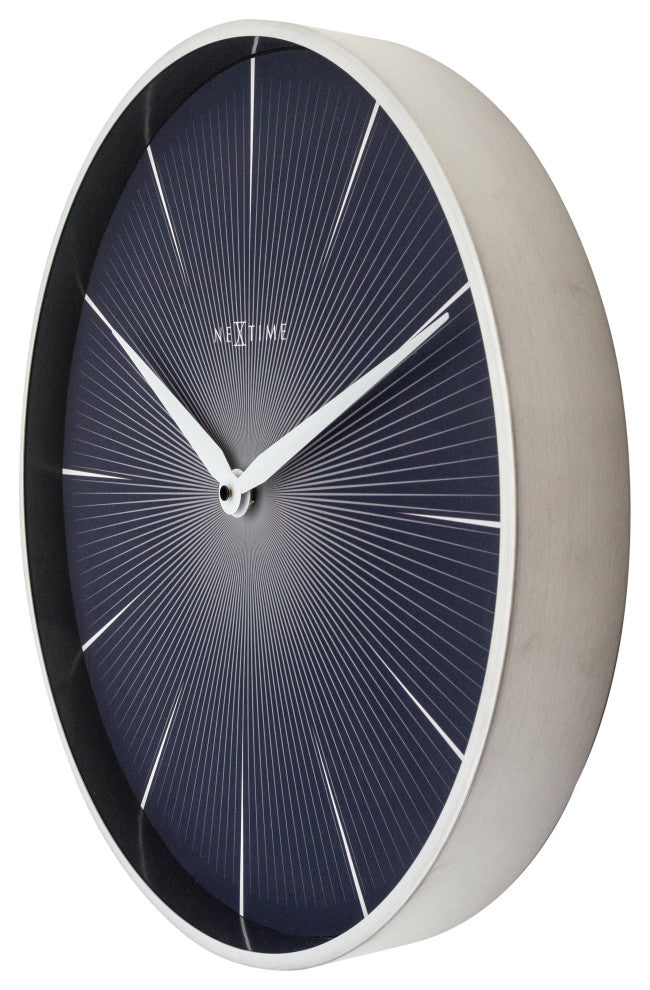 NeXtime 2 Seconds Wall Clock, Black