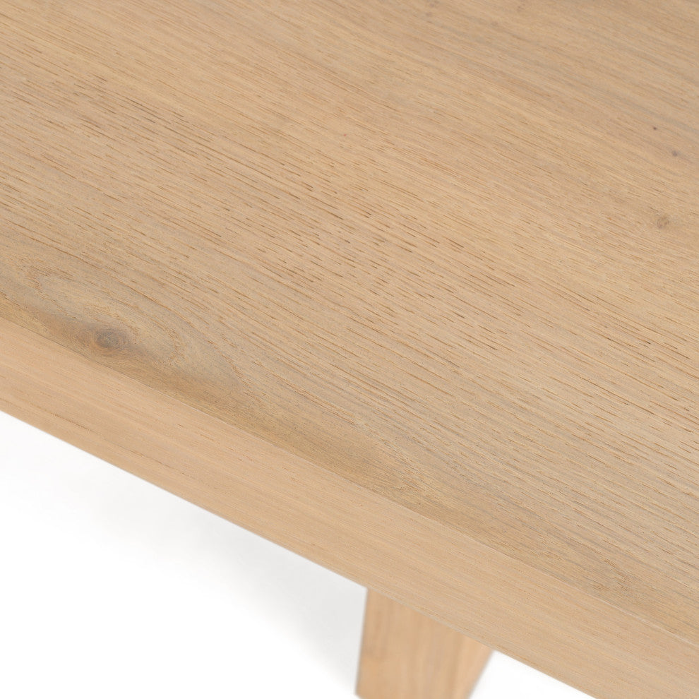 Modrest Mineloa Modern Natural White Oak Dining Table