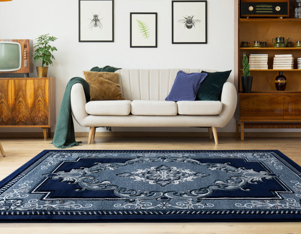 United Weavers Bristol Fallon Navy Mat Rug 2'7x4'2