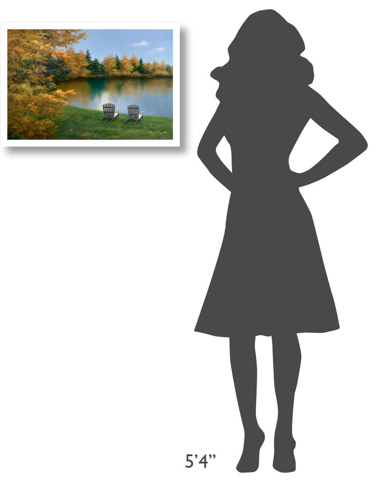 "Forever Autumn" Digital Paper Print by Diane Romanello, 26"x18"
