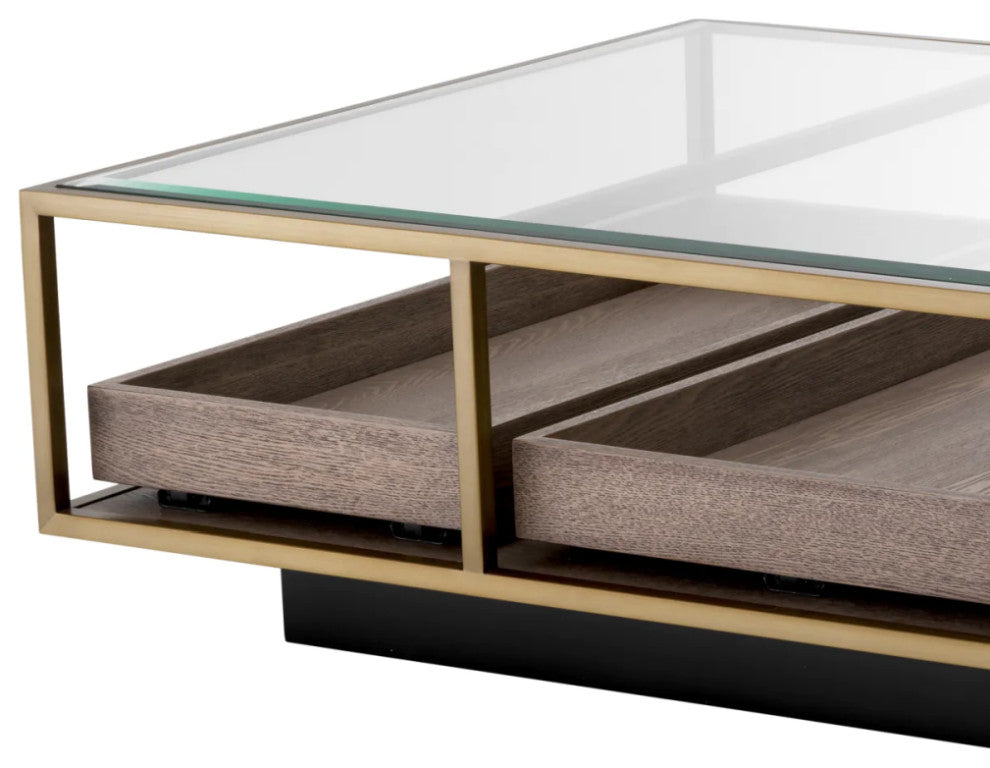 Modern Rectangular Coffee Table, Eichholtz Roxton