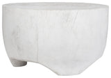 Uttermost 22946 Elevate 24" Diameter Wood Table - Matte White