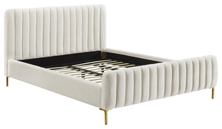 Angela Cream Bed in Queen - Cream