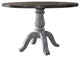 Rustic White Farmhouse Style Round Dining Table
