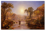 'Indian Summer on Delaware River' Canvas Art by Jasper Cropsey