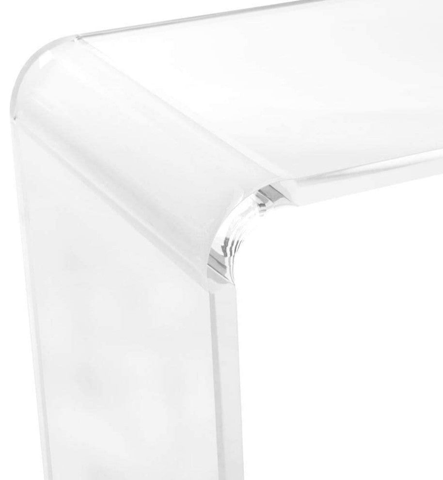 Acrylic Large Console Table, 15 MM Thickness