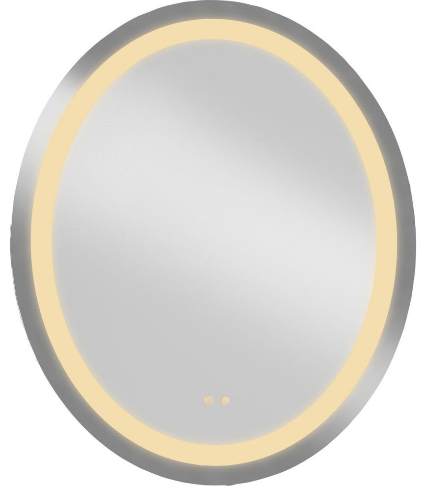Captarent Collection 60" x 36" Rectangular Illuminated Integrated LED Mirror, 30 in X 1.61 in X 36 in