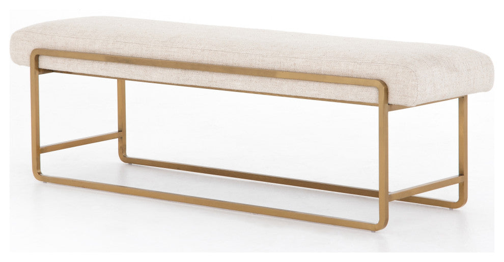 Sled Bench-Thames Cream