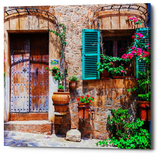 Epic Graffiti "Vecino II" Giclee Canvas Wall Art, 37"x37"