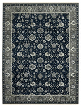 Nuit Arabe Lodi Area Rug, Blue, 8' x 10', Bordered