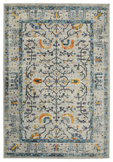 Montana Dyanne Area Rug, Ivory, 5'3" x 7'6", Bordered