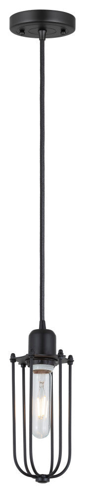 Innovations 900-1P-BK-CE225-BK-LED 1-Light Mini Pendant, Matte Black