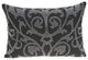 20" X 6" X 14" Traditional Gray Pillow Cover With Down Insert