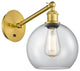 Innovations 317-1W-SG-G122-8-LED 1-Light Sconce, Satin Gold