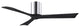Matthews Fan, Irene-3H Ceiling Fan, Polished Chrome, 52-Inch, Matte Black Blades