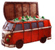 Think Outside Red Kombi Handmade Metal Van Fully Functional Beverage Cooler