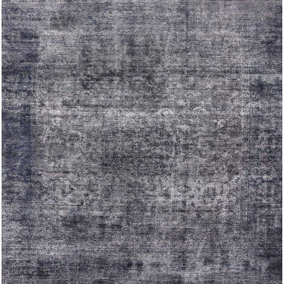 Ahgly Company Indoor Square Mid-Century Modern Area Rugs, 7' Square