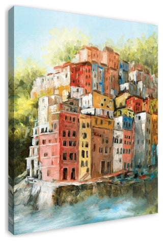 Mediterranean Coast 30 x 40 Canvas Wall Art