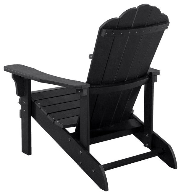 Orlando Plastic Wood Adirondack Chair, Black