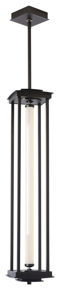 Athena 1-Light Large LED Lantern Oil Rubbed Bronze Clear Glass